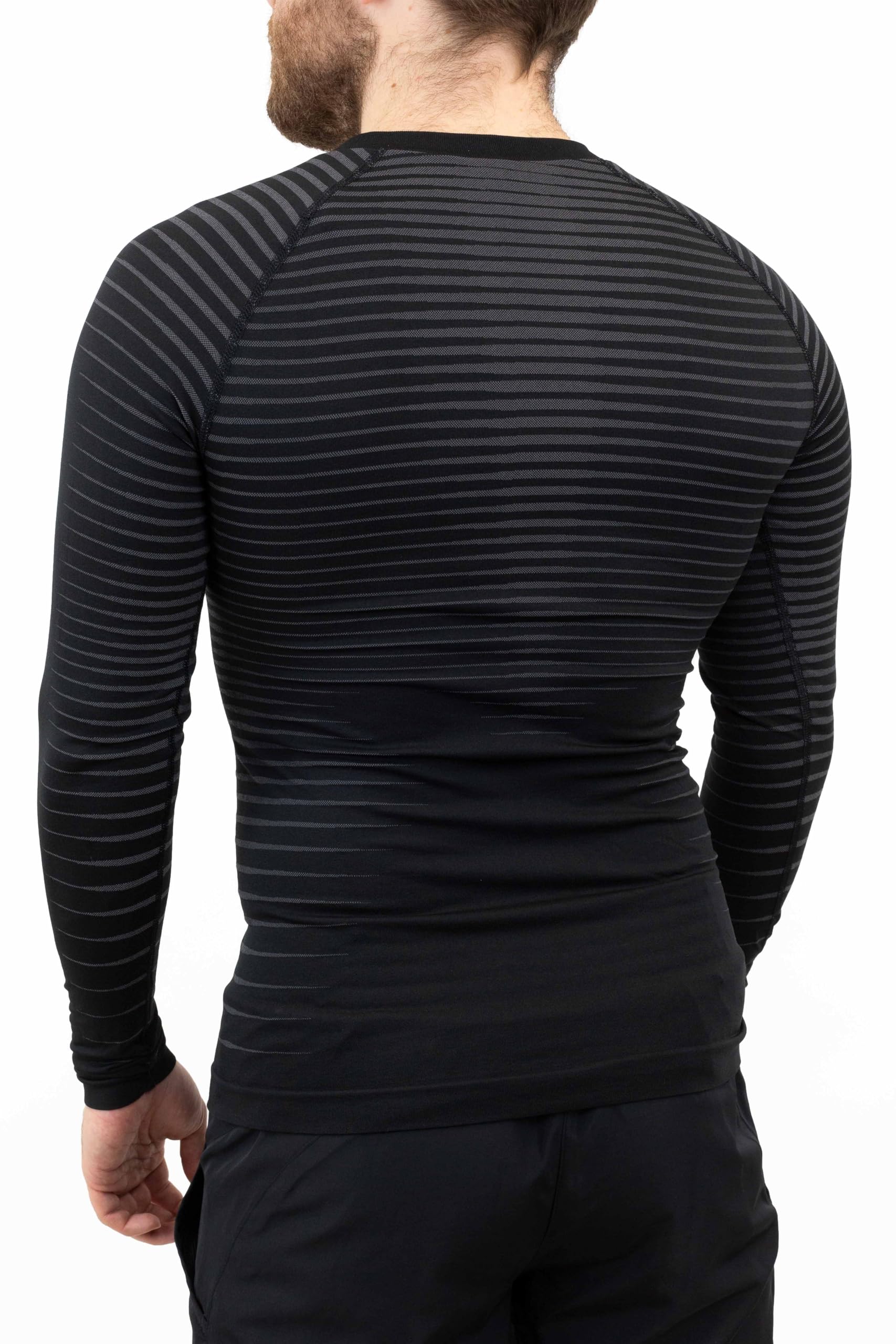 Odlo Uomo Maglietta Funzionale a Maniche Lunghe Performance Light