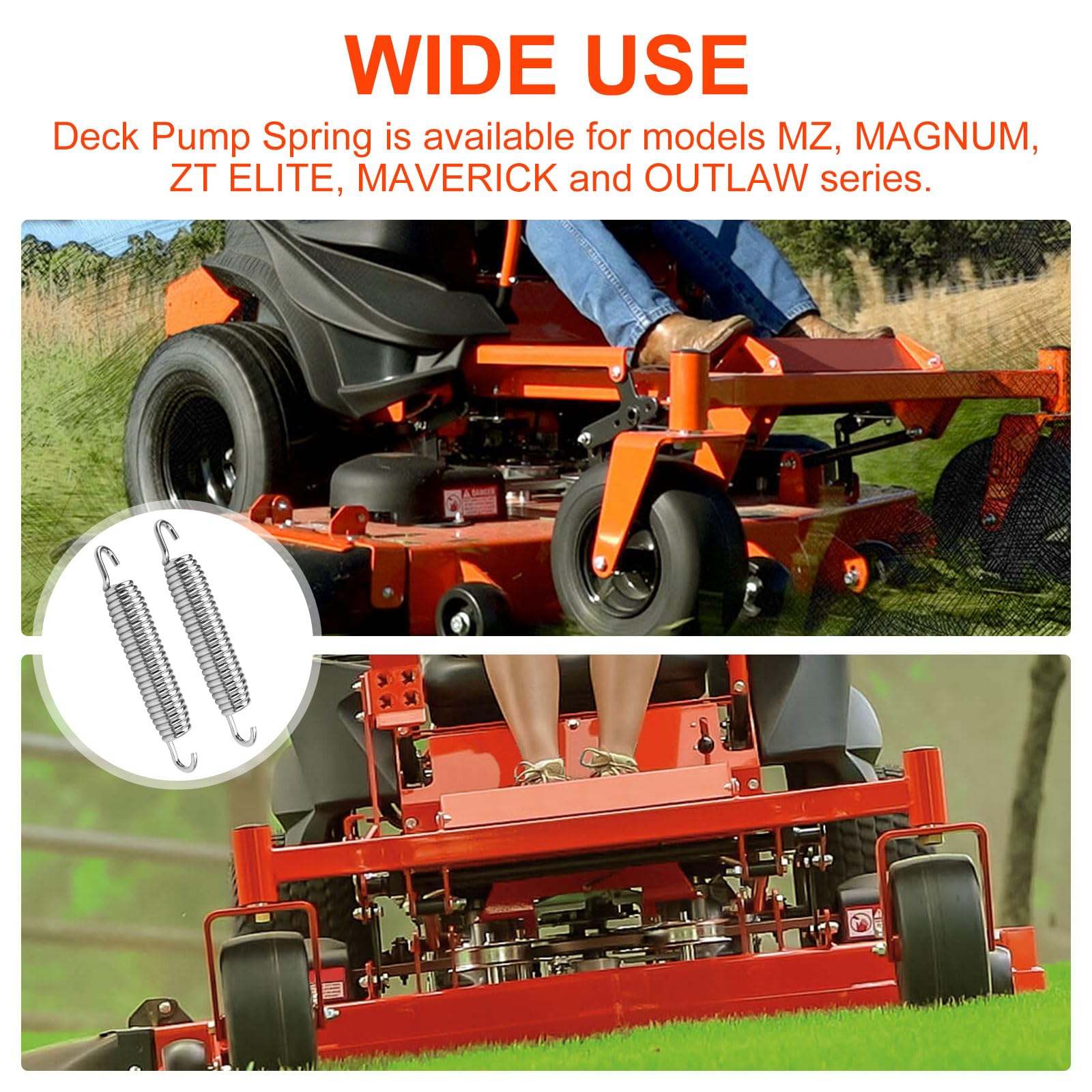 Amazon.com : RMSPO 2 PCS 034-2020-00 Idler Spring Mower Deck