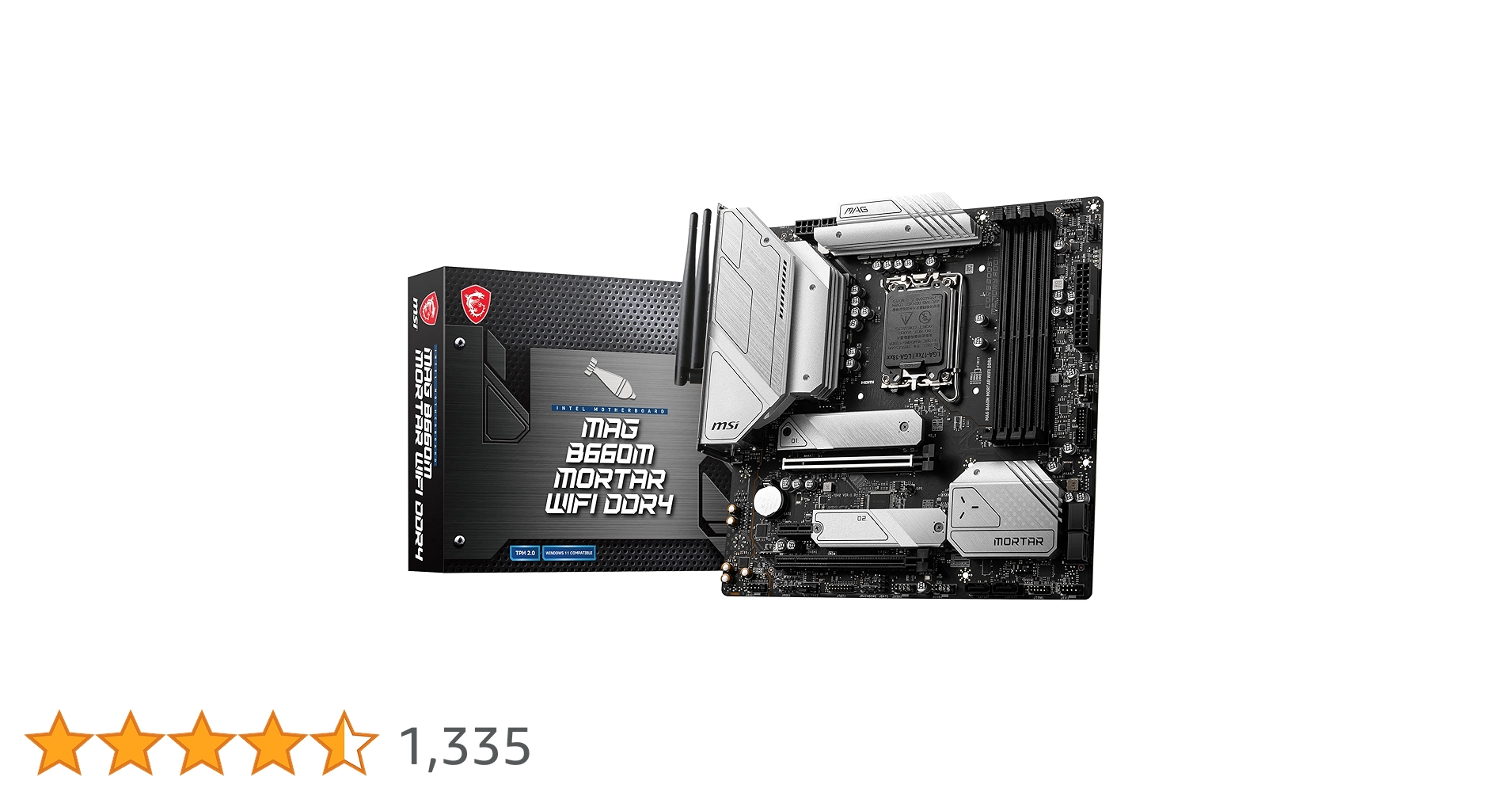 CPU MSI MAG B660M MORTAR WIFI DDR5 + 13600KF MAG B660M MORTAR WIFI