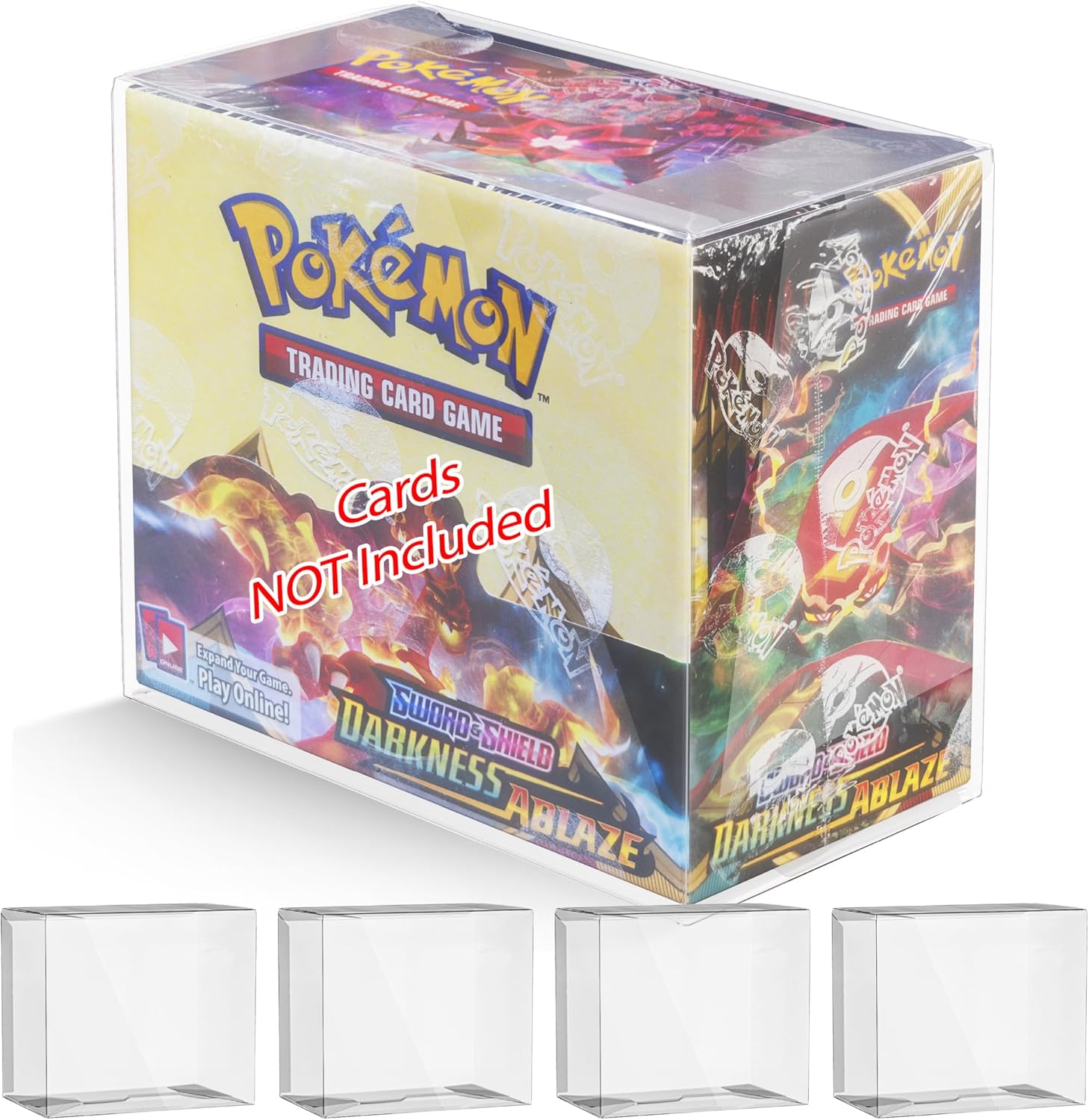 Pokmon Booster Box Display Case - Holds 36 Pack Boxes, Clear Protective  Storage