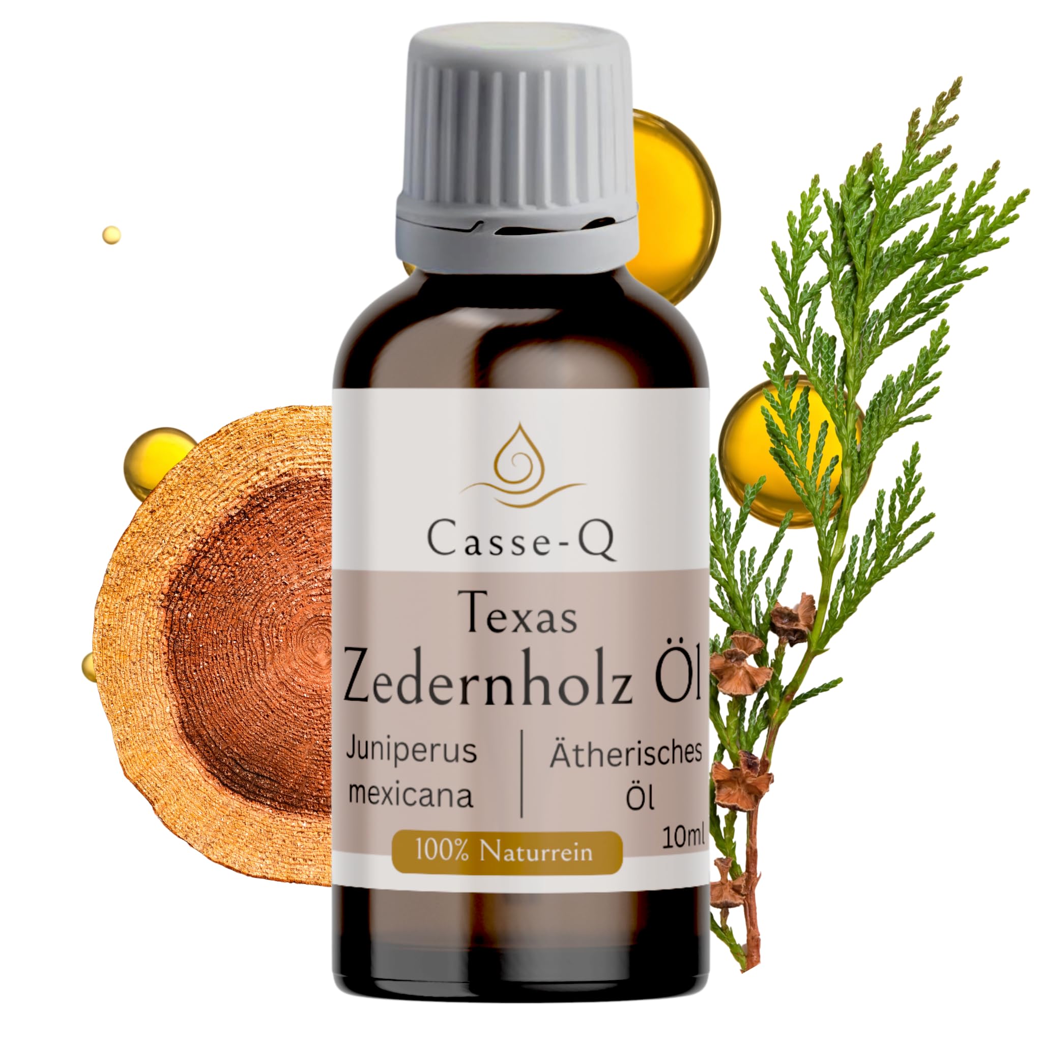 Texas Zedernholzöl 500 ml 100% naturreines ätherisches Öl Duftöl | 100% naturreines Duft Öl, warm, holzig-erdig, ideal für Diffuser, Duftlampe und Raumduft