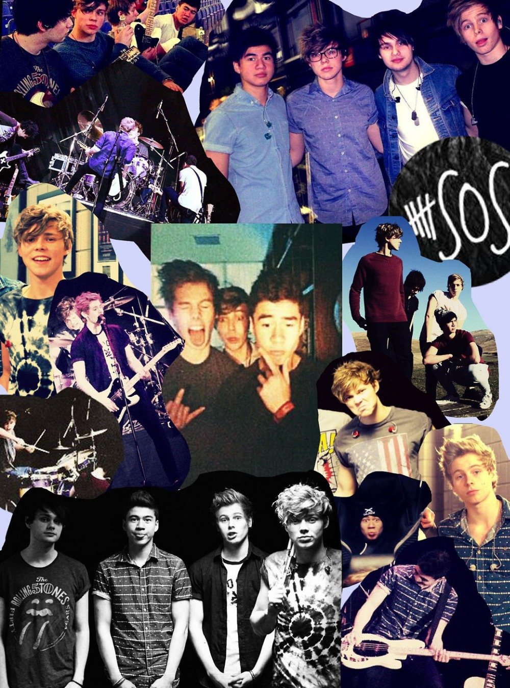 5 seconds of summer のサイン入りポスター 5 Seconds Of Summer Domestic Poster | eBay