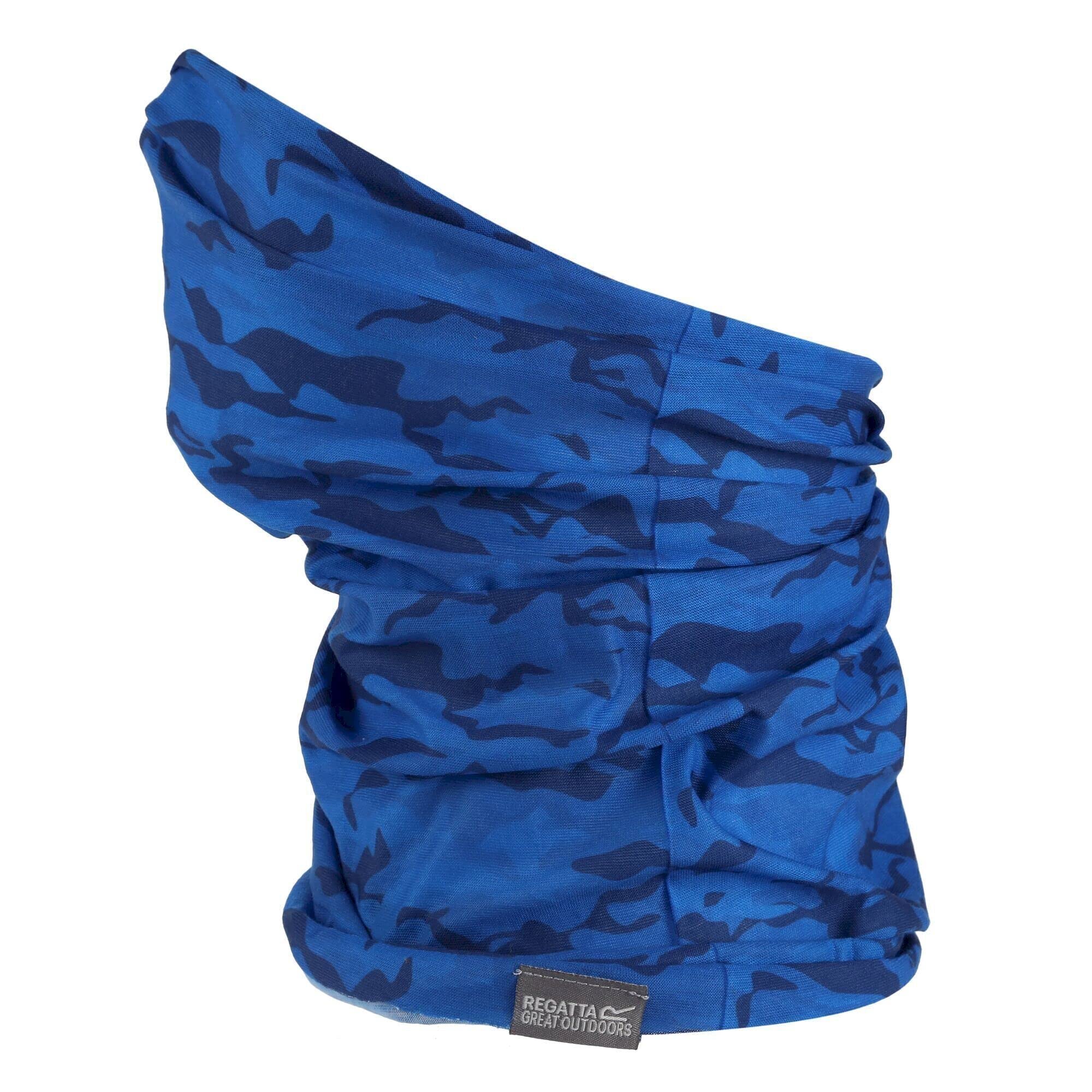 Regatta Imperial Blue Childrens/Kids Camo Snood (One Size) (Imperial Blue)