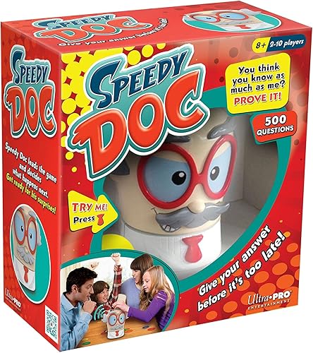 Speedy Doc - Diversión ilimitada para amigos y familiares con más de 500 temas, juego de ritmo rápido, ideal para fiestas y reuniones para mantener