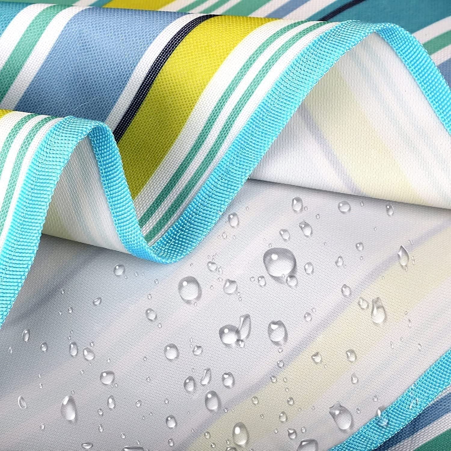 Couverture de plage, Couverture de pique-nique, couverture de plage, couverture de plage Proof de sable grand tapis en nylon familial for 2-4 adultes tapis portable en plein air for le camping de piqu