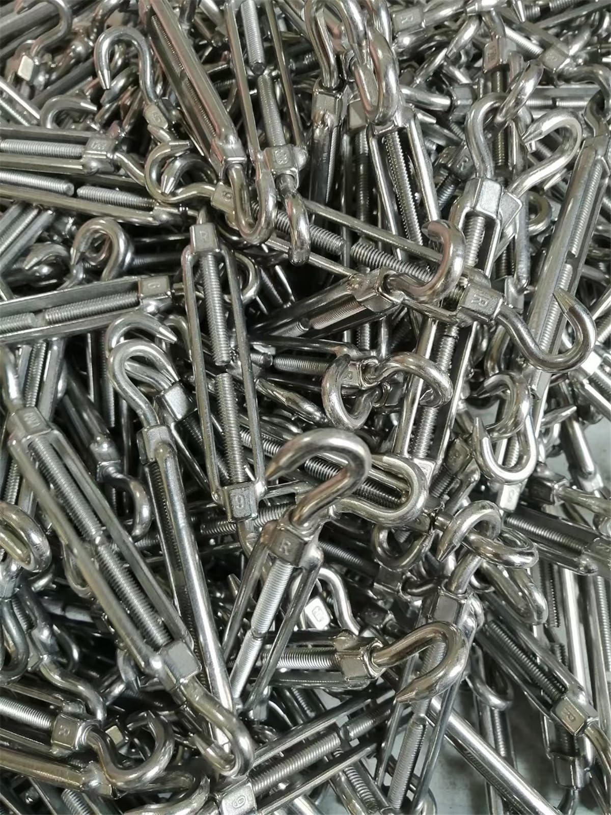Gancio tenditore regolabile in acciaio inossidabile - Tenditore a corpo aperto per il tensionamento di cavi e attrezzature (resistente)(M20-304)