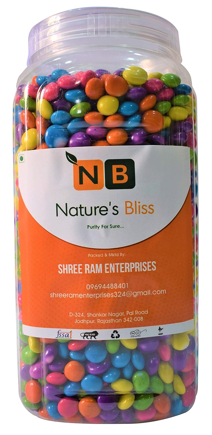 Nature's Bliss Gems Chocolate Buttons Chocolate Balls Chocolate
