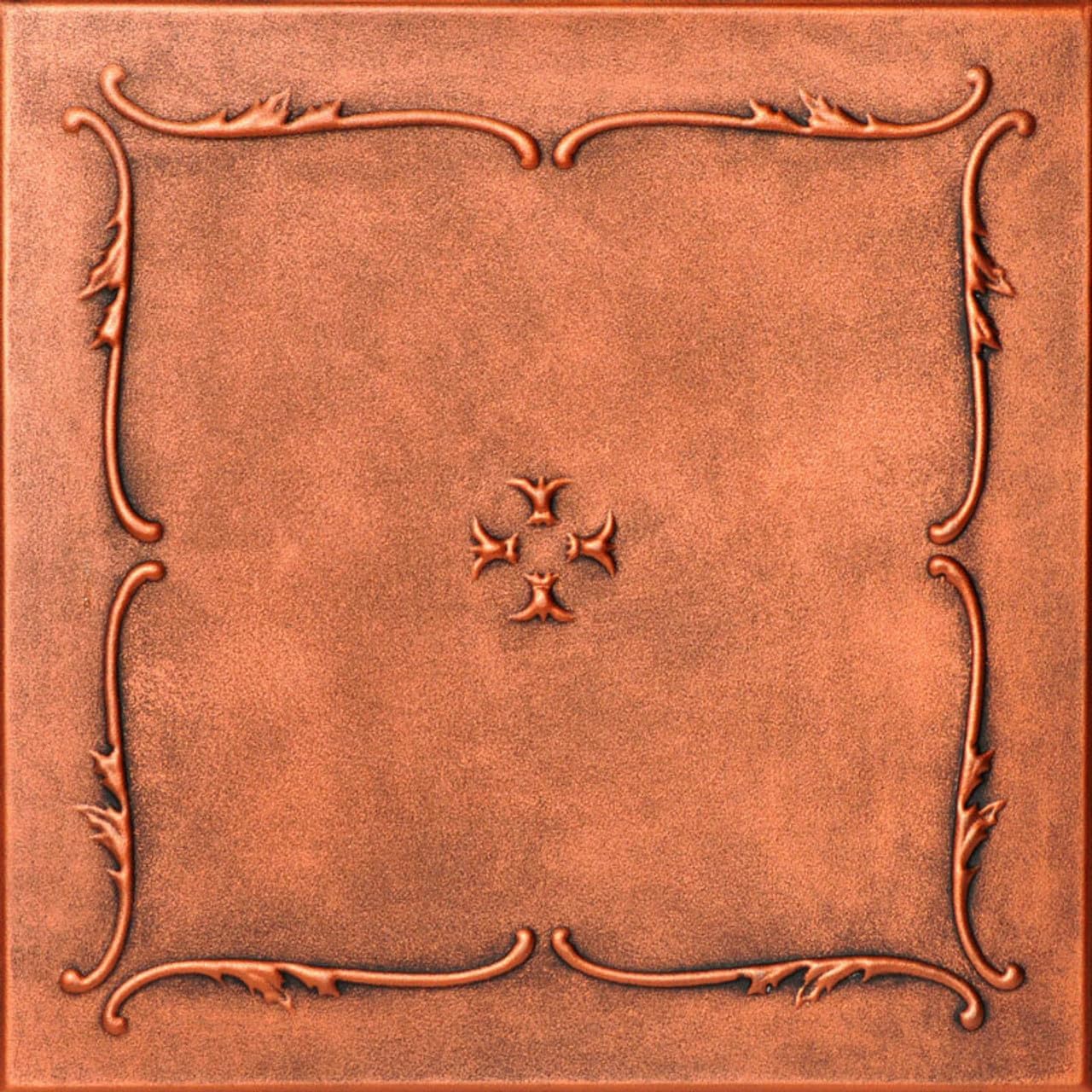 À LA MAISON CEILINGS R05 Spring Buds Foam Glue-Up Ceiling Tile (21.6 Sq. Ft./Case), Pack of 8, Black Matte