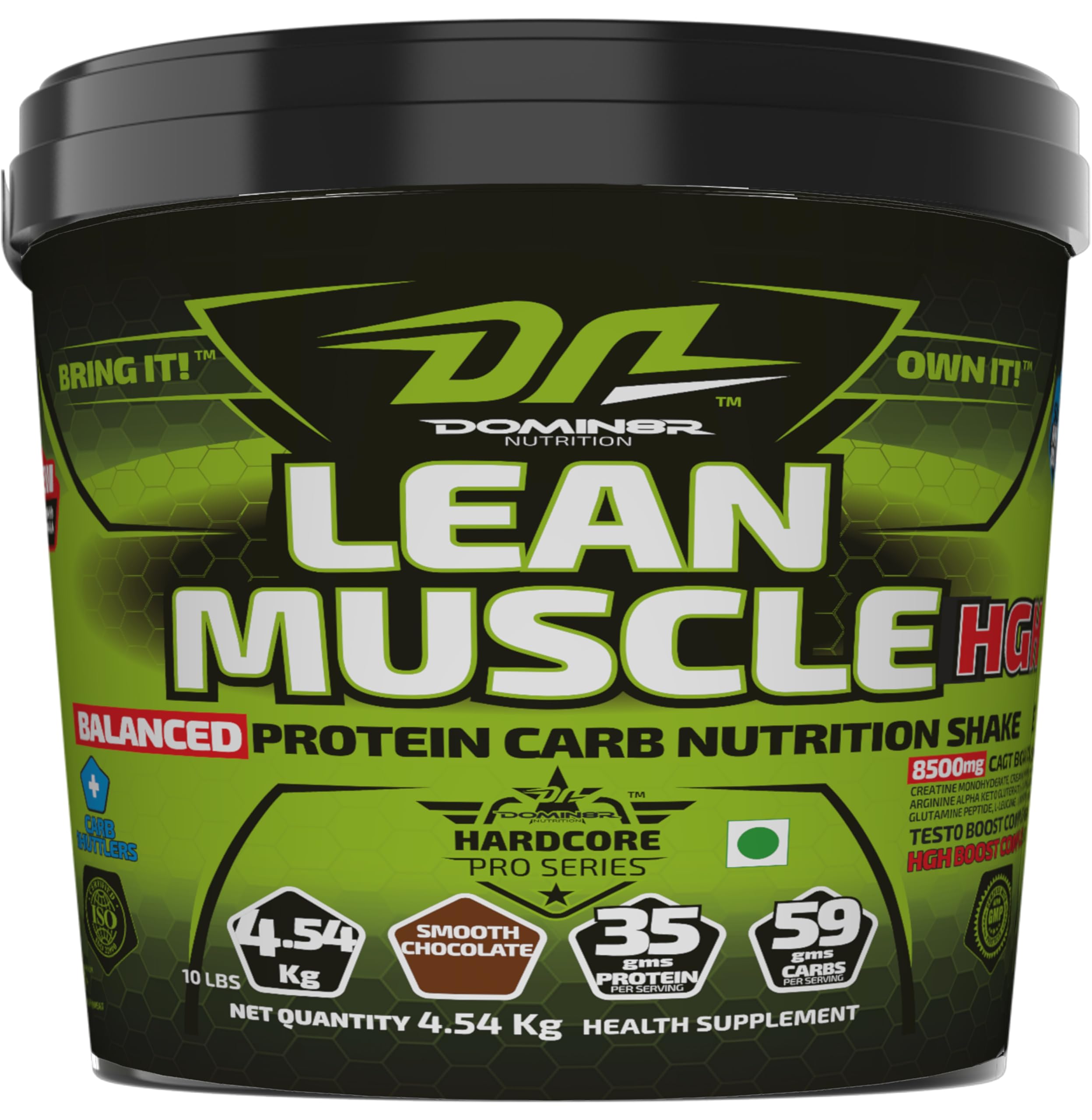 Domin8r DOMIN8R Lean Muscle HGH - 10 Lbs (Smooth Chocolate)