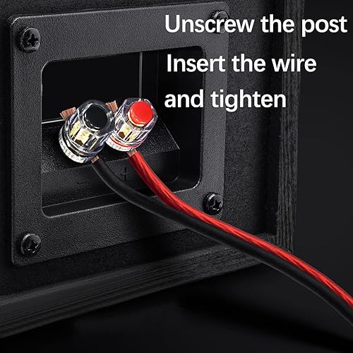 Miniatura 6 de Sistema estéreo para el hogar, amplificador de audio LONPOO y par de altavoces pasivos, 100 vatios RMS, micro componente con reproductor de CD,