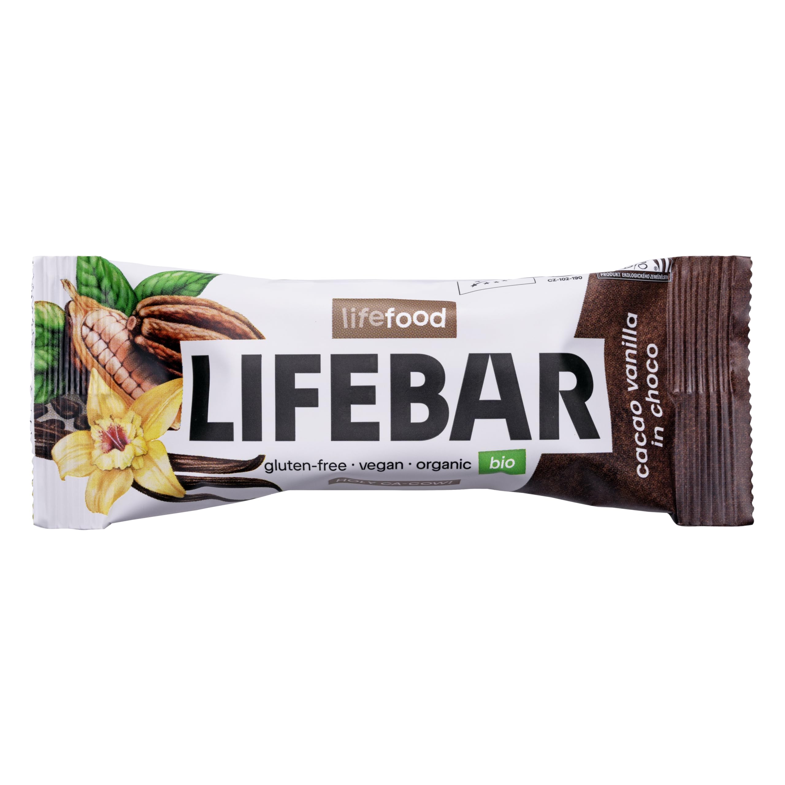 lifefood Lifebar InChoco Kakao Vanille ROH BIO, 15er Pack (15 x 40 g)