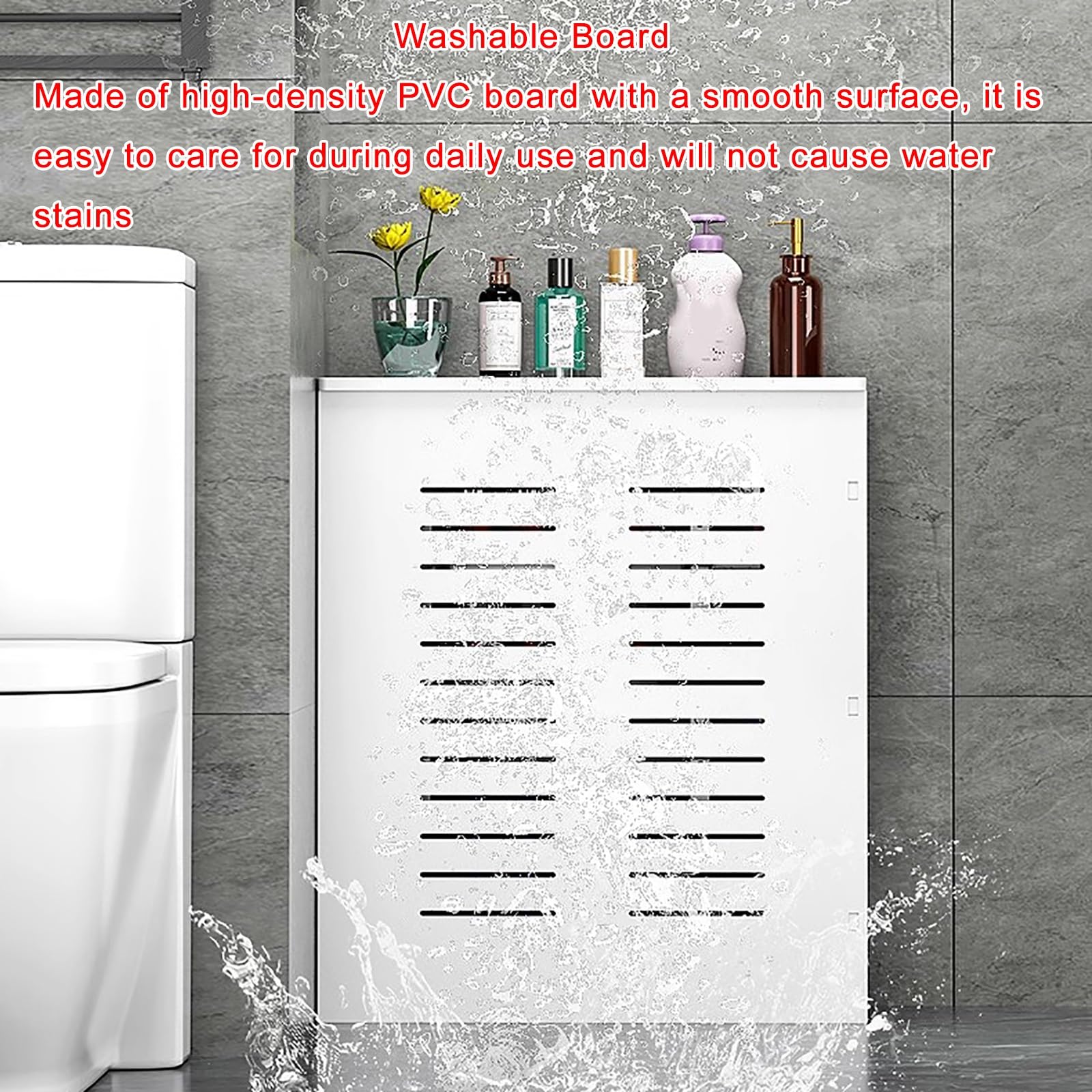 Elegancka nowoczesna osłona grzejnika 90 x 80 x 20 cm - łatwa instalacja stylowa dekoracja domu, idealna do salonu i sypialni, ukrywa rury, zwiększa estetykę