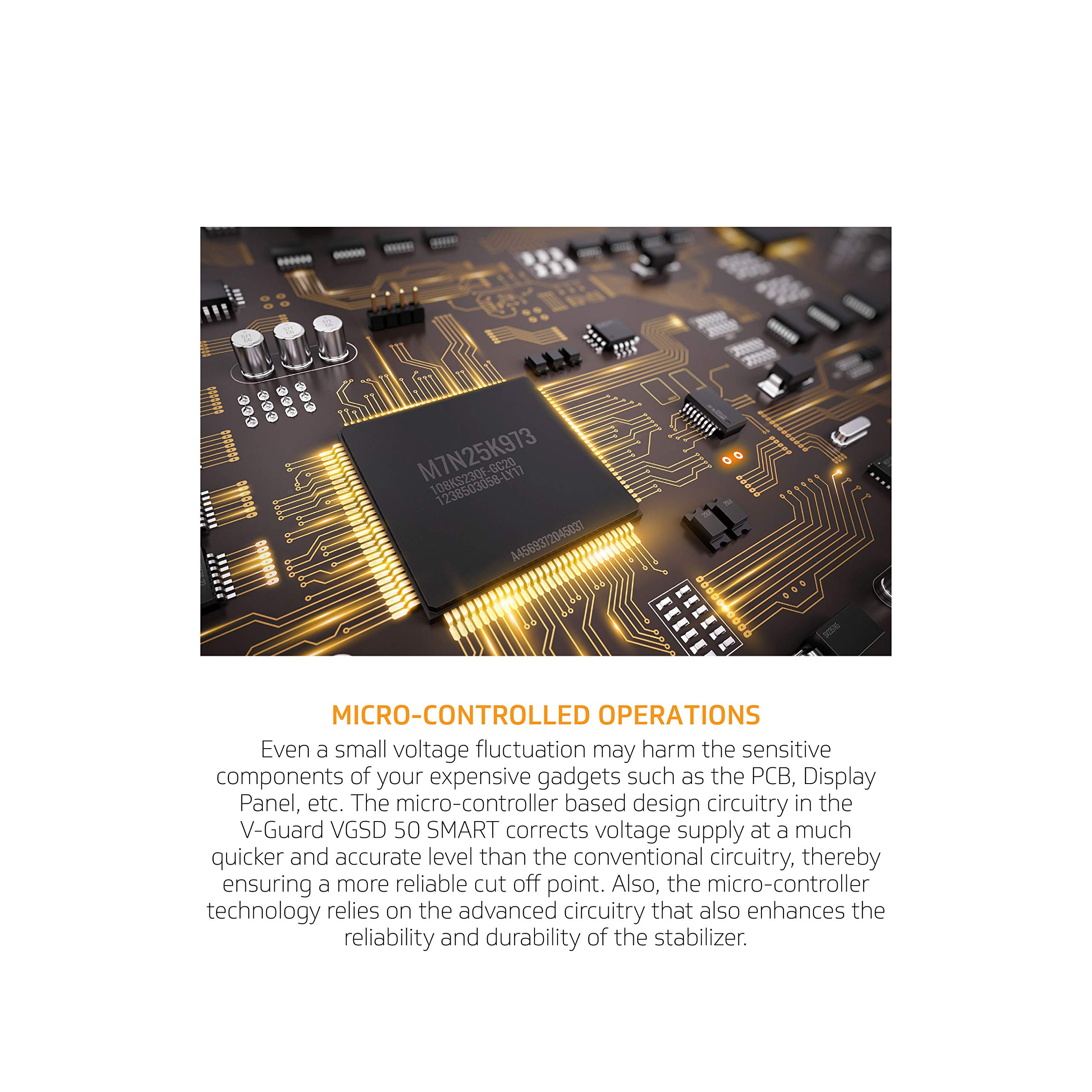 VGuard VGSD 50 Smart Stabilizer for Fridge with Digital Display for