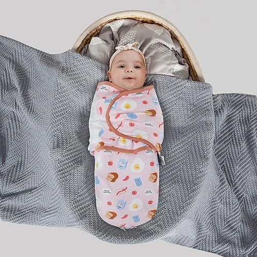 Miniatura 7 de Manta para envolver bebé niño y niña, material súper suave, para recién nacidos, ajustable, saco de dormir con cremallera de 2 vías, paquete de 1