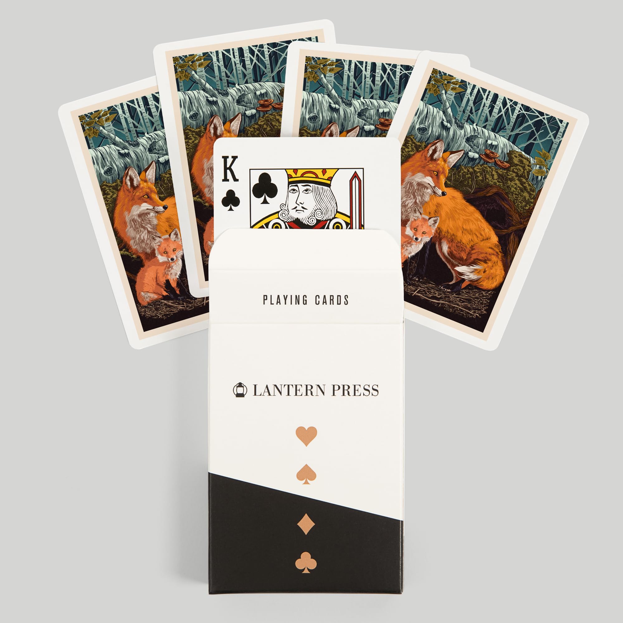 Amazon.com: Fox and Kit, Letterpress, 52 Playing Cards for Adults