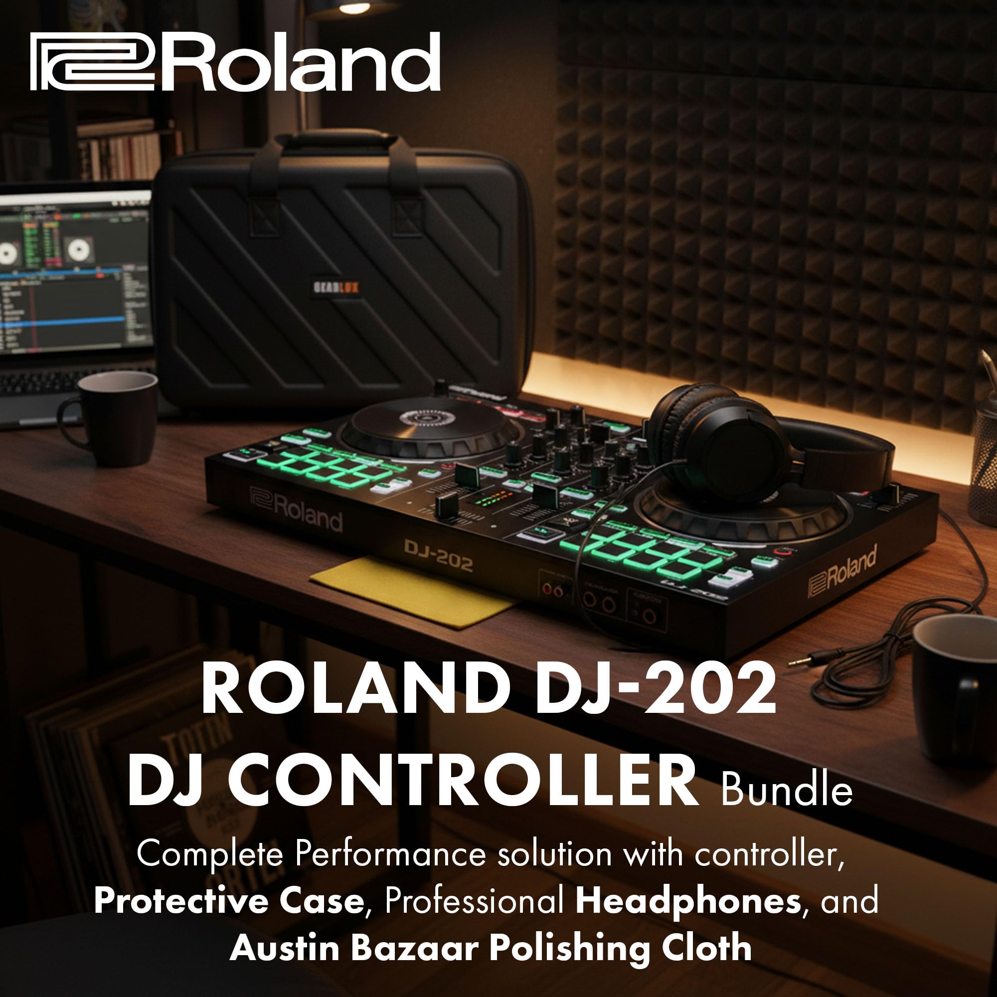 Amazon.com: Roland DJ-202 DJ Controller Bundle with Case