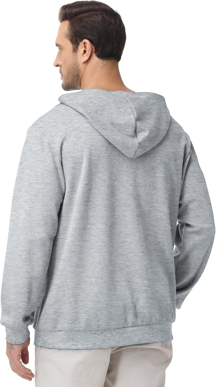 Men’s Lightweight Thin Cotton Hooded Sweatshirt – Casual Pullover Hoodie for Spring & Fall Layering - Image 3