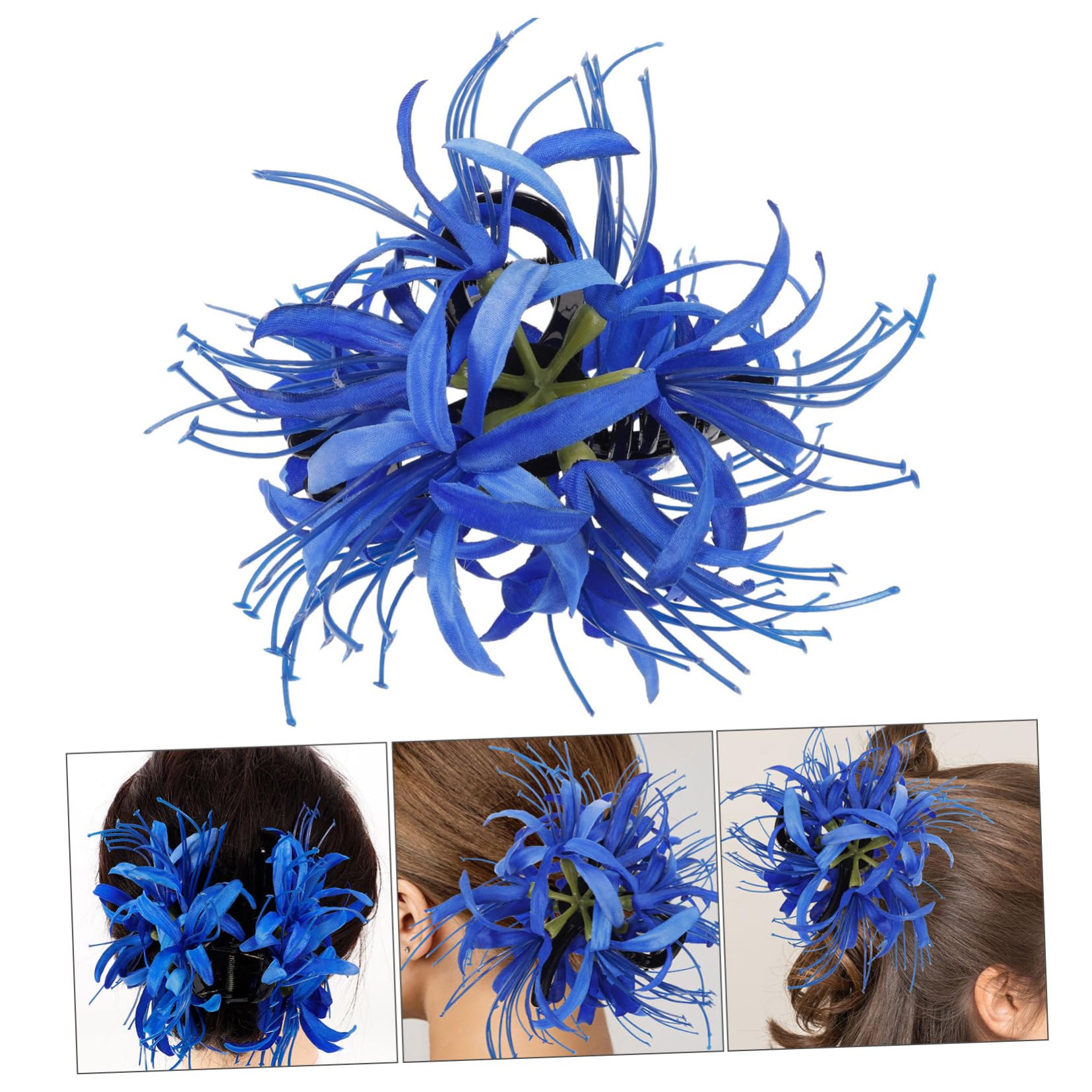 Didiseaon 5 Fermagli Per A Forma Di Fiore Accessori Per Da Donna Per Spessi E Alla Moda.