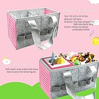 Vista 3 de Estuche de transporte de viaje compatible con Toniebox reproductor de audio Starter Set, bolsa de almacenamiento de juguetes musicales educativos