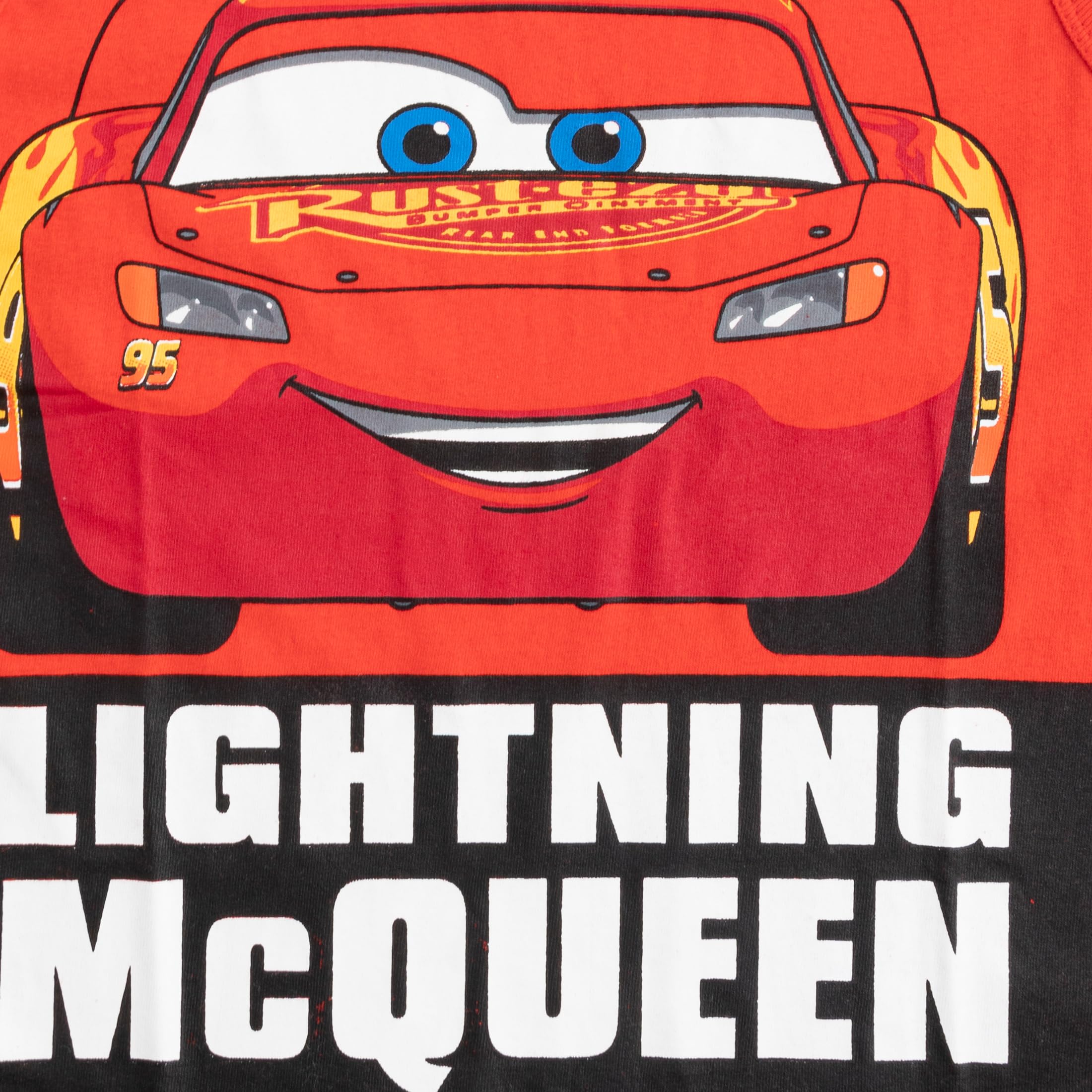 Disney Cars - Juego de 2 camisetas sin mangas para niños, camiseta interior para niños