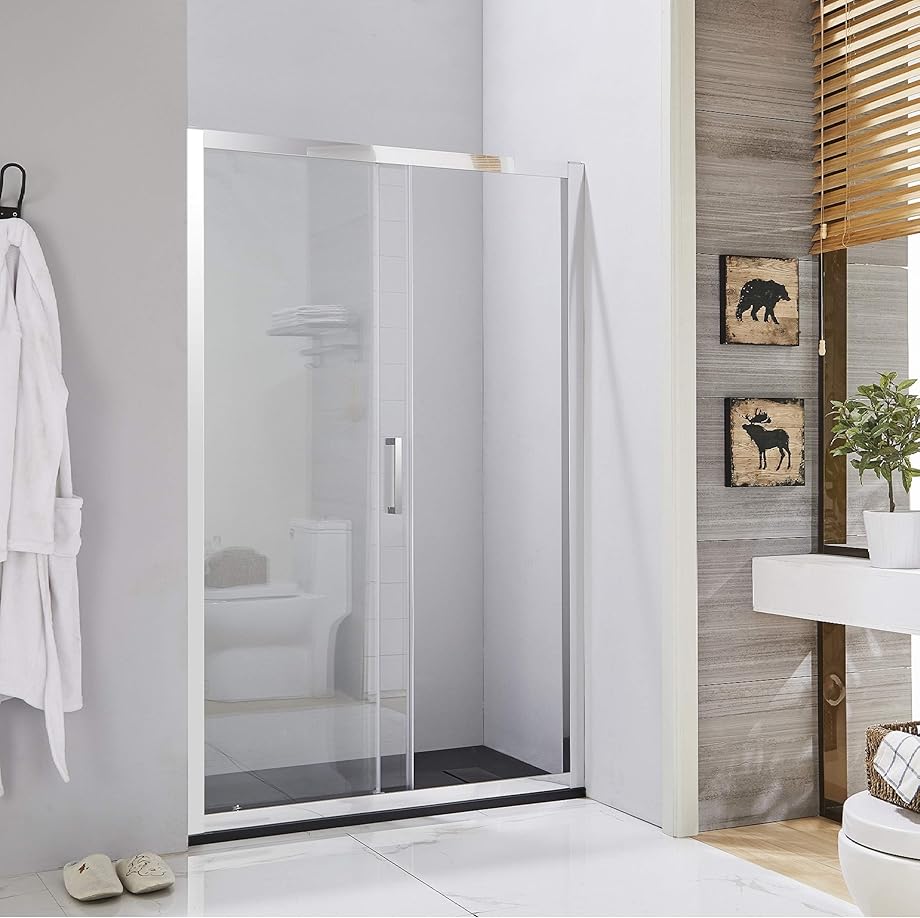Box doccia porta scorrevole per nicchia profilo cromato altezza 195cm by taco