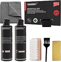 Essential Shoe Cleaning Kit | Sneaker Cleaning kit-Cleaning Solution, Brushes & Microfiber Towel | Concentrated Shoe Cleaner for Sneakers, Suede, Rubber | Sneaker Cleaning Kit