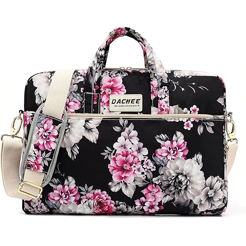 DACHEE Laptop Shoulder Bag for 15 Inch/15.6 Inch Macbook Pro