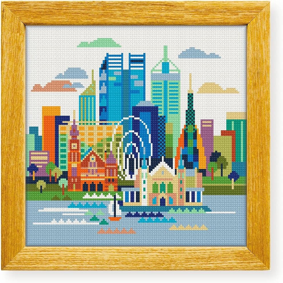 Awesome Pattern Studio Perth Australia DS1137, Diamond Painting Kit, Diamond Art Kits for Adults, Full Drill 5D Diamond Dots Kits. All Items Included.