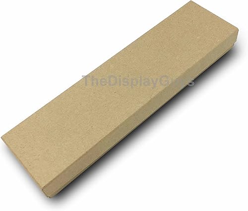 Miniatura 37 de TheDisplayGuys - Paquete de 25 cajas de regalo de papel de cartón relleno de algodón #21, color marrón kraft (2.6 x 1.6 x 1.0 pulgadas), para envío