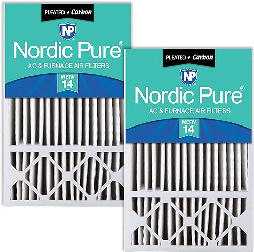 Miniatura 29 de Nordic Pure - Filtro de aire, 16x25x4/16x25x5 (4-3/8 Actual Depth)
