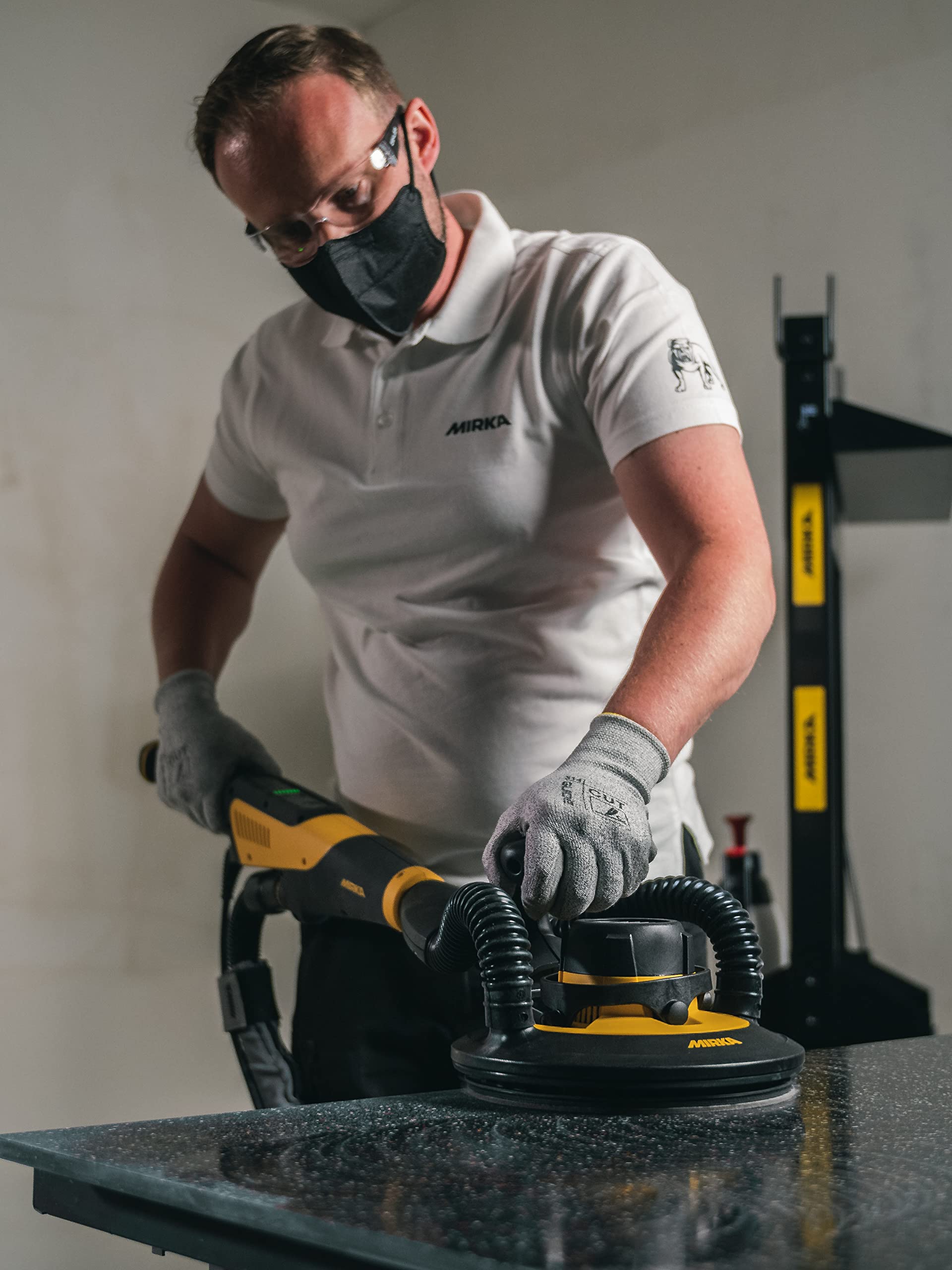 Mirka Abralon Almohadilla lijado pulido 225 mm Soft Grip grano 2000 | Almohadillas Abralon para lijar y pulir laca madera plástico compatibles con lijadoras de techos pack de 10 unidades