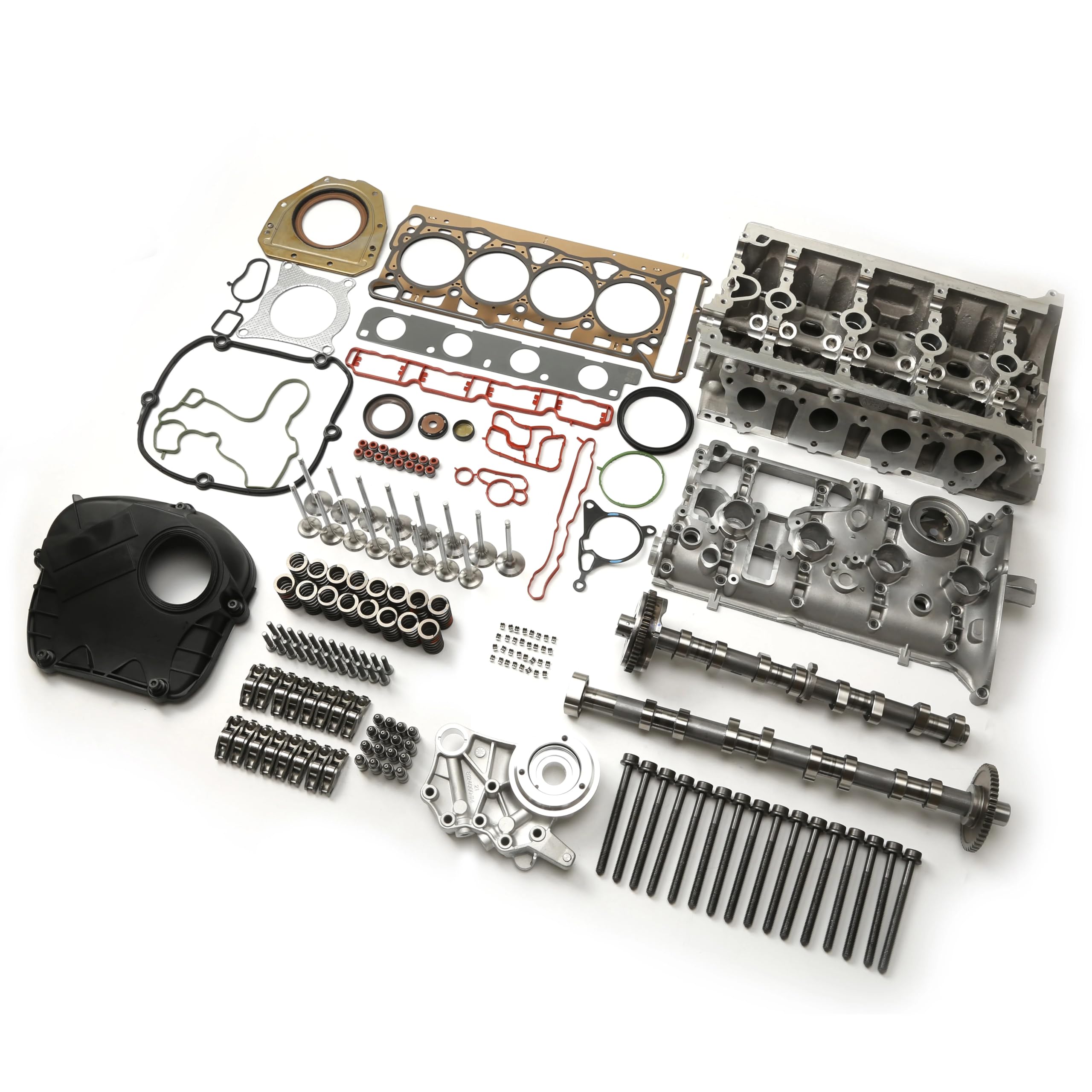 Kit de reparación de Motor con válvulas de árbol de levas de Culata, Juntas de Sellado para CC Compatible A4 A5 TT 1,8 2,0 T