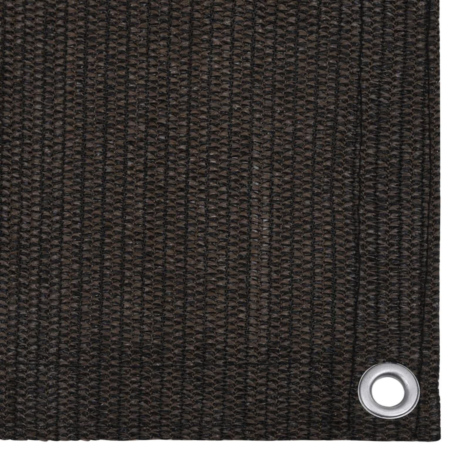 Homgoday Alfombra para toldo, Suelo de Tienda para Camping, Transpirable, Antideslizante, Lavable Alfombra de Tienda de campaña marrón 250x350 cm