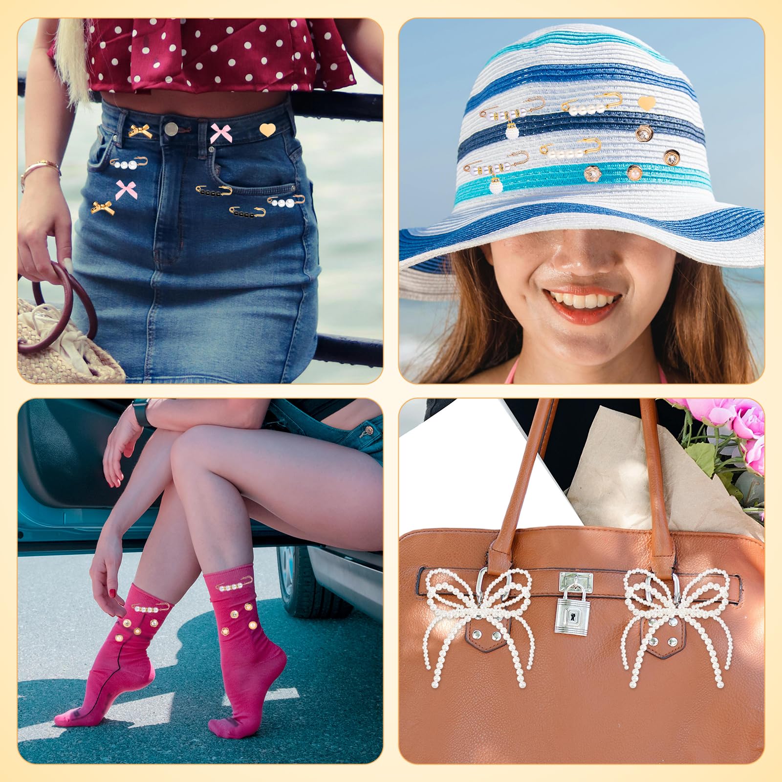 Mikovivi 30 Pzs Adornos para Zapatos para Zapatillas Deportivas, Varios Estilos de Adornos para Cordones de Zapatos Adornos para Zapatos con Lazo Clips para Zapatos Joyas para Zapatos para Mujeres — view 7