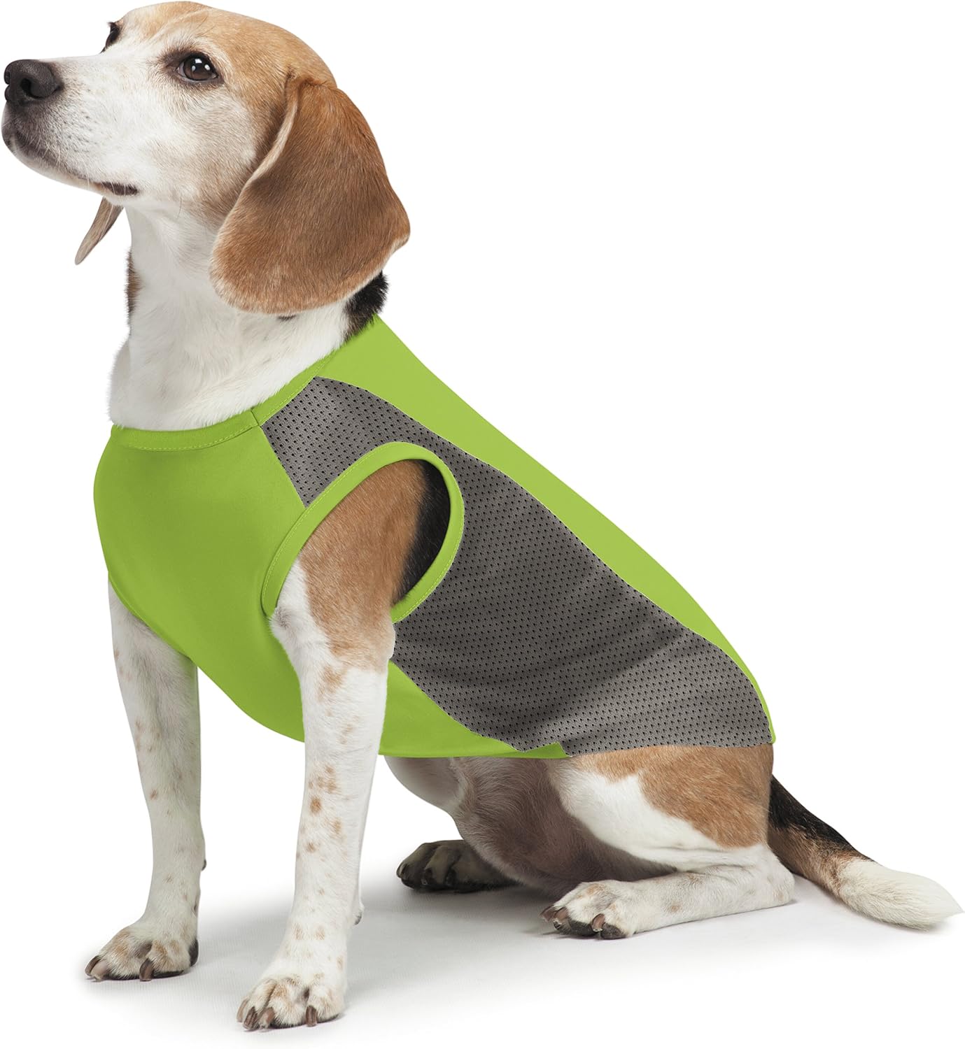 Insect Shield Insect Repellant Breathable Mesh Tank for Dogs, Protection from Fleas, Ticks, Mosquitoes, Green (X-Small)