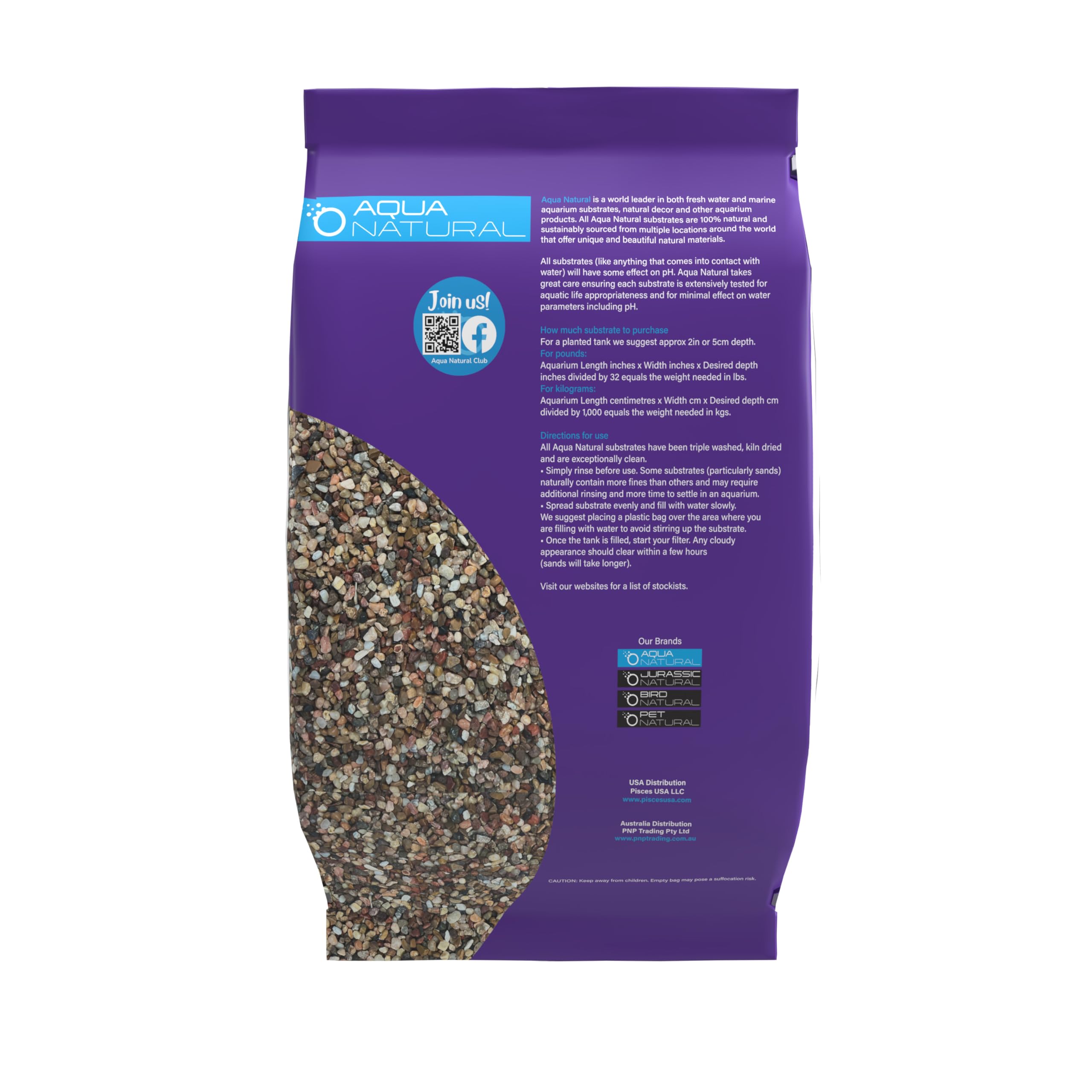 Aqua Natural Gold Pearl Substrat de Gravier pour Aquarium, Terrarium et Vivarium, 4,5 kg, 2-4 mm