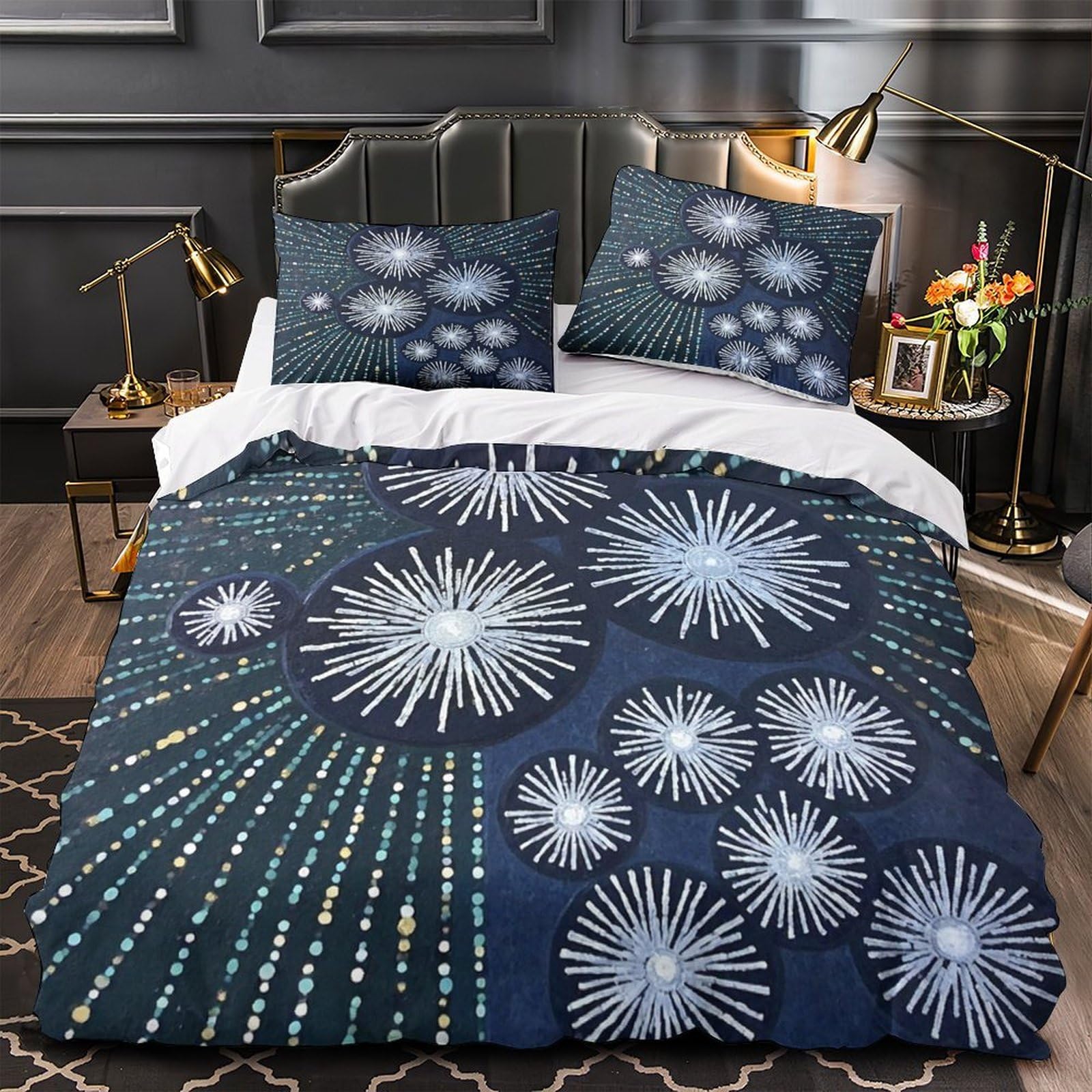 Toile d'araignée housse de couette douce fermeture éclair pour changer de drap facilement