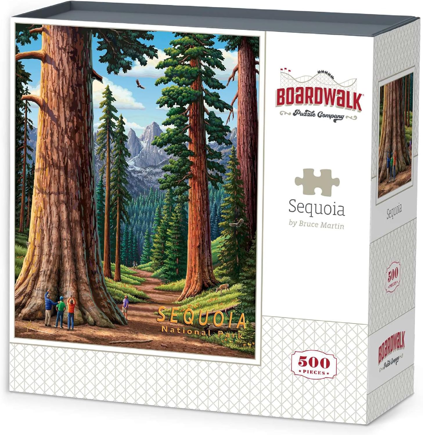 Boardwalk Puzzles Sequoia National Park - 500 Piece Jigsaw Puzzle for Adults, Made in USA