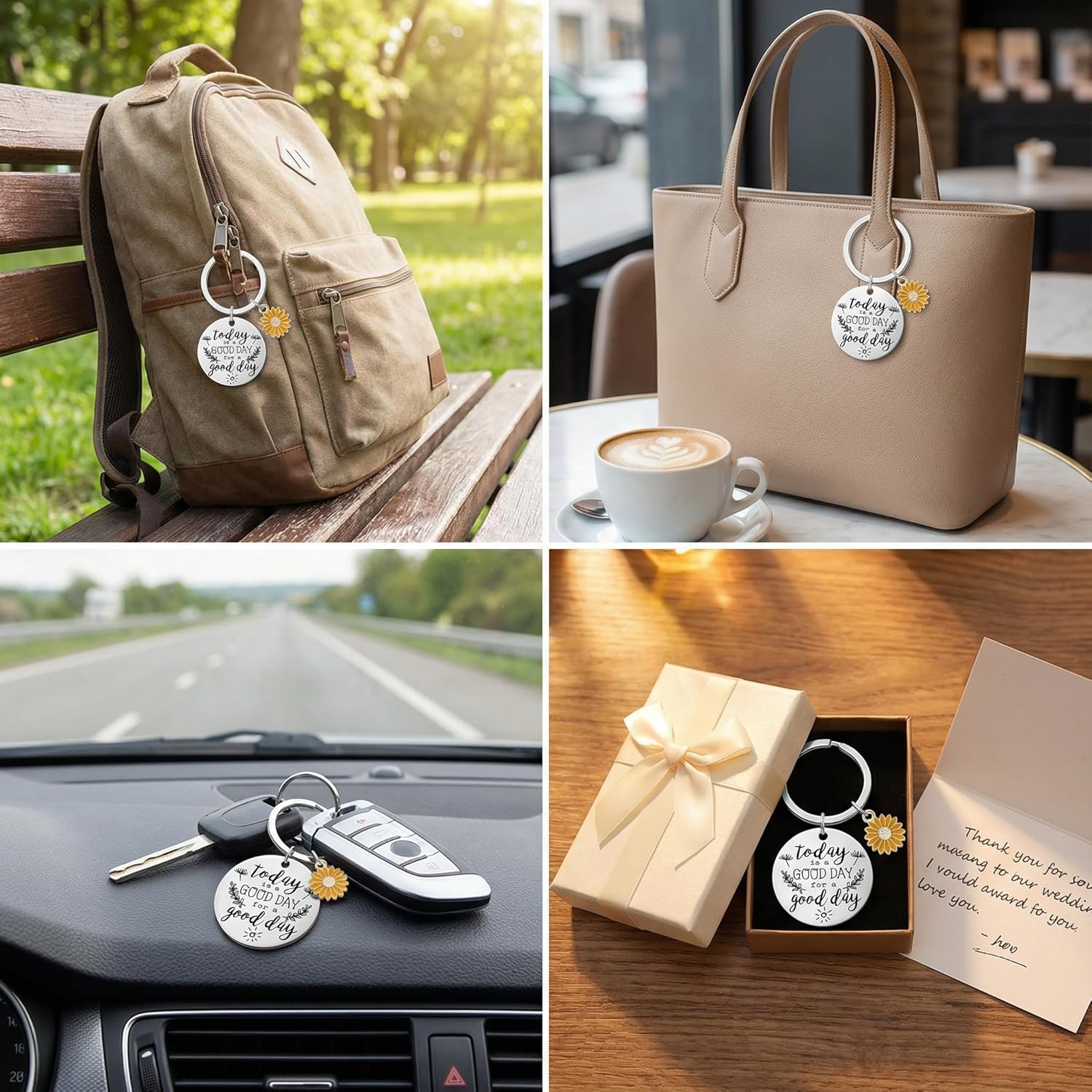 Inspirational Gifts for Women,Keychain for Friend,Coworker,Daughter,Sister,Birthday Christmas Gifts for Her - Image 5