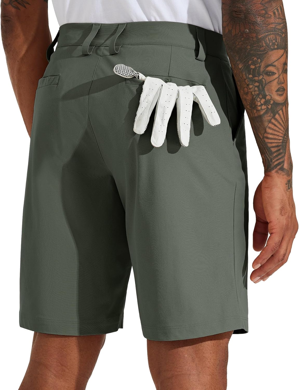 Willit Men's Golf Shorts Stretch Work Dress Shorts Quick Dry Hiking Athletic Casual Shorts with Pockets 10" - Image 2