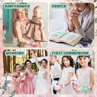 Cinnvoice 60/40/20 Pcs Christian Handkerchiefs for Women Ladies Prayer Cloth Christian Gift for Church Mothers Day Gifts Bulk