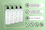 Hand Sanitizer Gel - No Fragrance Added - 70% Ethanol USP/Pharmaceutical Grade- 500 millilitre - 16 ounce - 4 Pack