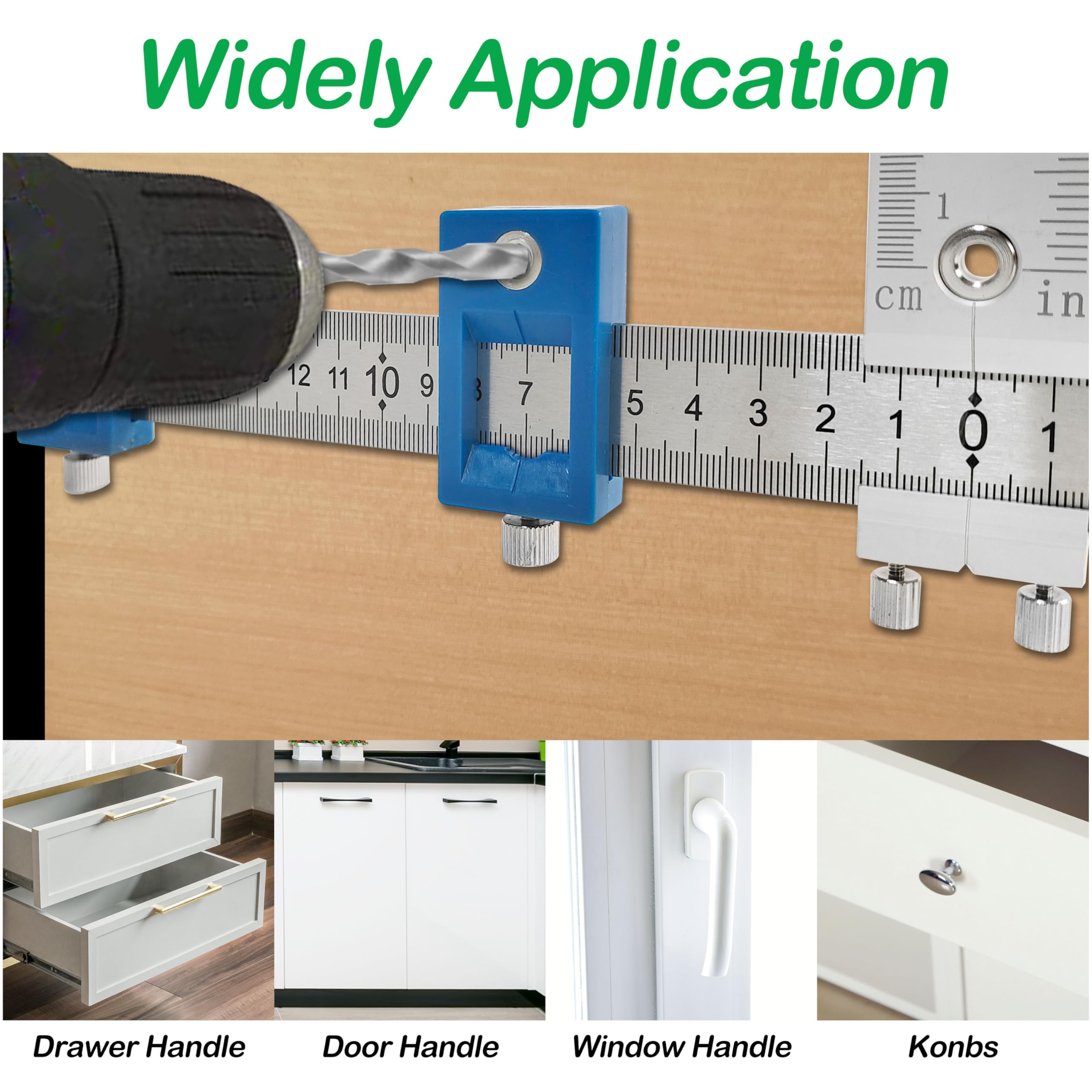 Cabinet Hardware Jig Tool - Drill Guide -2
