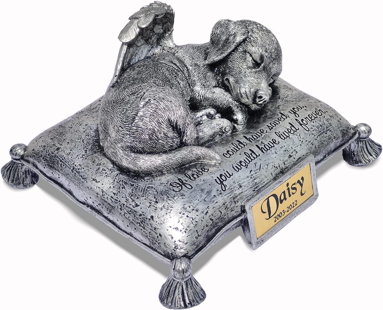 Urna conmemorativa JvFbjLF para perros en un rincón especial del hogar