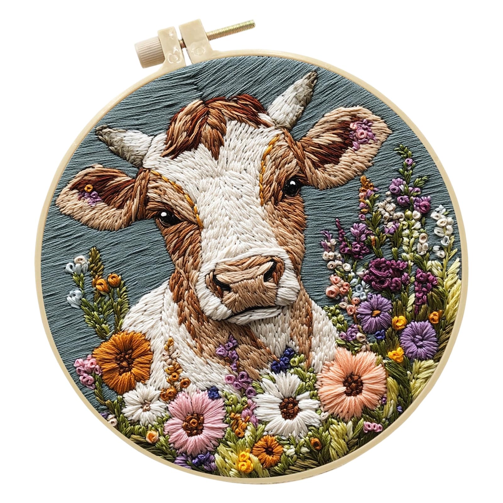 Kaeltsyn Embroidery Craft Set Complete Set with Cotton Materials for Friend Family and Special Occasions Embroidery Pattern