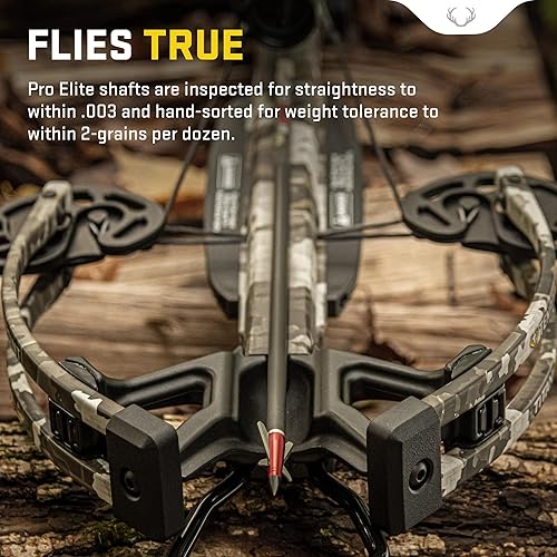 Miniatura 5 de TenPoint Pro Elite 400-20" Flechas de ballesta de carbono, paquete de 6, con buje de aluminio Alpha-Nock HP y HP