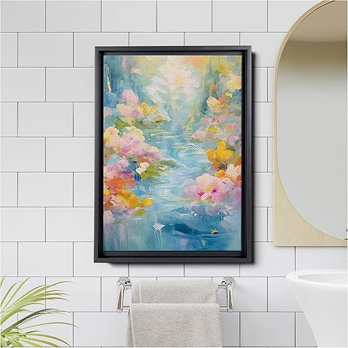 Miniatura 3 de Serene Horizons, Abstract Blue Wall Art Print, Modern Landscape Painting, Art Print for Tranquil Blue Painting, Captivating Wall Art Decor