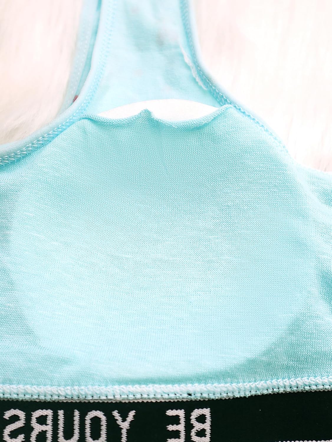 Girl'S Bra Panties Set Comfy Breathable Cotton Underwear Set,Cute Heart Letter Print Training Set For 10-12 - Image 8