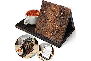 Wooden Triangle Bookmark with Drink Holder