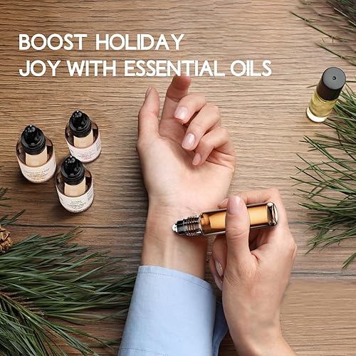 Miniatura 7 de Aceite esencial de loto azul 100% puro, 0.34 onzas líquidas, aceite esencial de loto azul natural en botella de vidrio ámbar con cuentagotas para